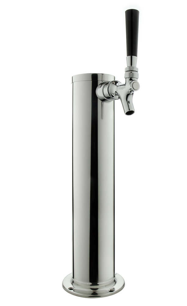 Home Bar Faucet Single Tap Draft Beer Kegerator Tower 100% Stainless Steel 