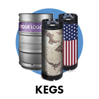wrapped kegs