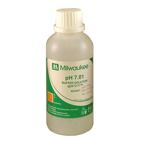 Milwaukee MA9004 pH 7.01 Calibration Buffer Solution-230 mL