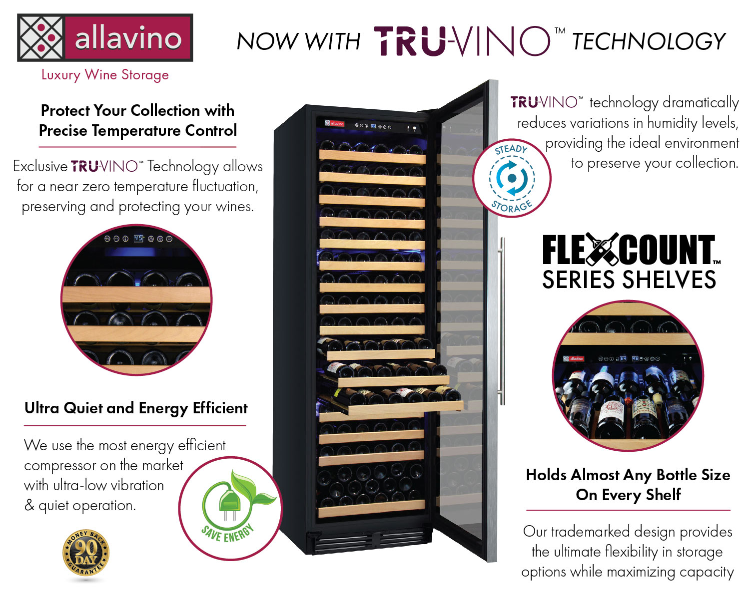 Allavino YHWR174-1SR20 Wine Refrigerator Features