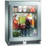 Shallow Depth Signature Series Sottile Refrigerator - Wood Overlay Glass Door - Right Hinge