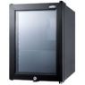 1 Cu. Ft. Compact Display Refrigerator - Black