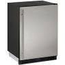 5.2 cf Refrigerator - Black Cabinet with Stainless Steel Door