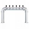 Stainless Steel 6 Faucet - 3.3 Inch Column - Glycol Cooled