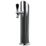 Gefest 1 Air - Polished Stainless Steel 1-Faucet Beer Tower - Air Cooled