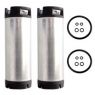 Set of 2 - Reconditioned  5 Gallon Pin Lock Kegs