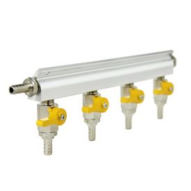 Kegco Four-Way Kegerator Beer Gas / Air Distributor