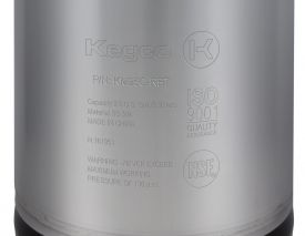 Kegco KM25G-RBT 2.5 Gallon Homebrew Ball Lock Keg - Rubber Handle - NSF Approved