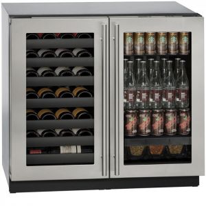 Photo of 3000 Series 36 inch Beverage Center/Wine Captain- Glass Door - Stainless Frame