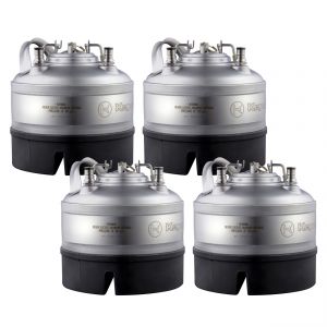 Photo of 1 Gallon Ball Lock Keg - Strap Handle - NSF Approved - Set of 4