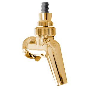 Photo of PERL Tarnish Free Brass Keg Beer Faucet - Stainless Steel