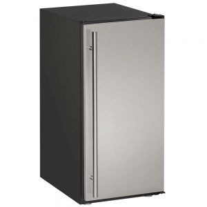 Photo of Crescent Ice Maker Model - Black Cabinet with Stainless Steel Door