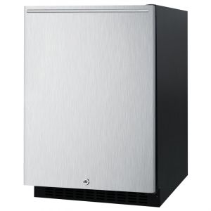 Photo of 4.8 cf Built-In Undercounter ADA Compliant All-Refrigerator - Black Cabinet/Stainless Steel Door