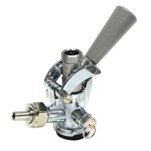 Photo of D System Keg Coupler Grey Handle with Stainless Steel Probe