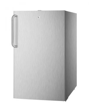 Photo of 4.1 Cu. Ft. Commercial Refrigerator/Freezer - Stainless Steel Exterior