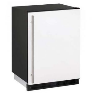 Photo of Combo Refrigerator & Ice Maker - Black Cabinet with White Door