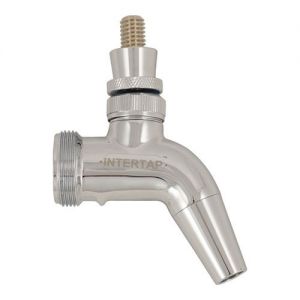 Photo of Forward Sealing Beer Faucet - Chrome Plated