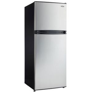 Photo of 10 Cu. Ft. Frost Free Refrigerator with Top Mount Freezer - Stainless Steel