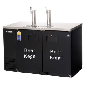 Photo of 58 inch Wide Black Commercial Kegerator