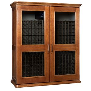 Photo of European Country Euro 5200 622-Bottle Wine Cellar - Provincial Cherry Finish