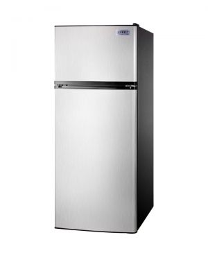 Photo of 10.3 Cu. Ft. Energy Star Qualified Refrigerator/Freezer - Stainless Steel Door