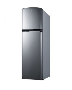 Photo of 8.8 Cu. Ft. Frost-Free Compact Refrigerator/Freezer - Stainless Steel Doors With Icemaker