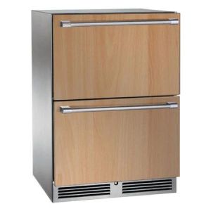 Photo of 24 inch Signature Series Outdoor Dual-Zone Refrigerator/Freezer Drawers - Panel Ready