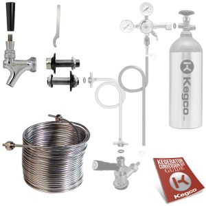 Photo of Build Your Own 50' Jockey Box Portable Coil Conversion Kit - Right Faucet Mount