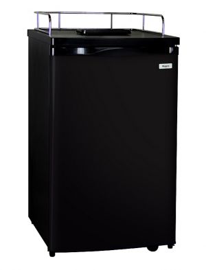 Photo of 20 inch Wide Black Kegerator - Cabinet Only