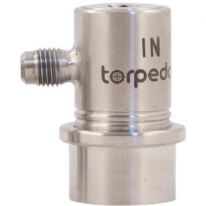 Photo of Torpedo Ball Lock Gas In - Flared Stainless Steel