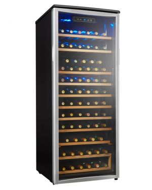 Photo of 24 inch Wide 75 Bottle Singe Zone Platinum Wine Refrigerator