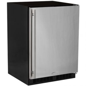 Photo of 24 inch Built-In All Refrigerator - Black Cabinet and Stainless Steel Door