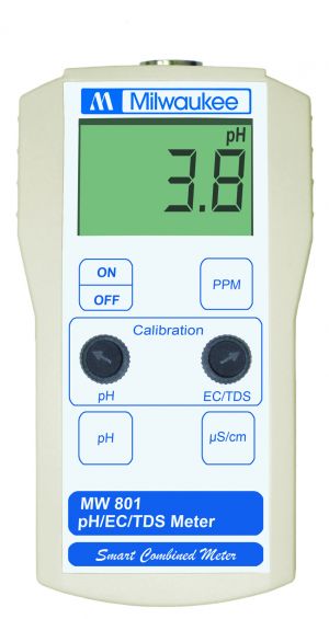 Photo of pH/EC/TDS Combo Meter (0-1990ppm)