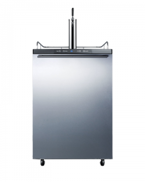 Photo of 24 inch Wide Single Tap Stainless Steel Built-In Kegerator