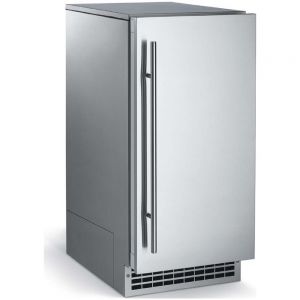 Photo of Nugget Ice Maker 80 lbs. Drain Pump - Stainless Steel Cabinet and Unfinished Door