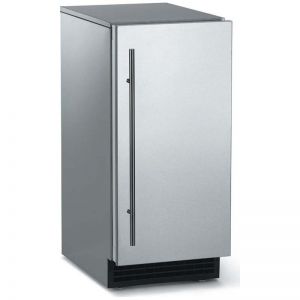 Photo of Outdoor Ice Maker 65 lbs. Gravity Drain - Stainless Steel Cabinet and Door