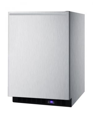 Photo of 24 inch Frost-Free Built-In All-Freezer - Stainless Steel Exterior With Horizontal Handle And Icemaker