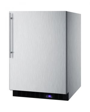 Photo of 24 inch Frost-Free Commercial Built-In All-Freezer - Stainless Steel Exterior With Vertical Handle <b>*BACKORDERED*</b>