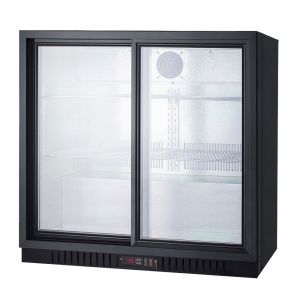 Photo of 7.4 cf Commercial Beverage Cooler w/Sliding Glass Doors