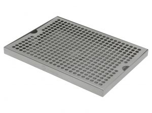 Photo of 12 inch x 9 inch Surface Mount - SS Drip Tray No Drain