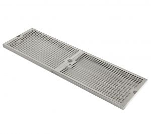 Photo of 24 inch x 9 inch Surface Mount Drip Tray with Drain