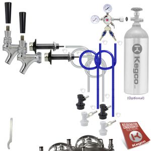 Photo of Standard Homebrew Two Double Tap DIY Kegerator Conversion Kit