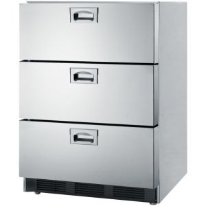 Photo of Commercial Stainless Steel 3-Drawer Refrigerator