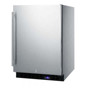 Photo of 4.72 Cu.Ft. Frost-Free Outdoor Freezer with Ice Maker - Stainless Steel