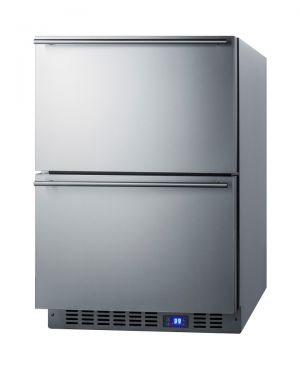 Photo of 3.4 Cu.Ft. Frost-Free Commercial Outdoor Fridge - Stainless Steel