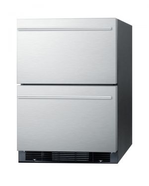 Photo of 4.94 Cu. Ft. Capacity Stainless Steel Drawer Refrigerator/Freezer