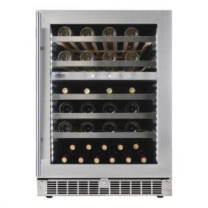 Photo of 24 inch Wide Sonoma 51 Bottle Dual Zone Stainless Steel Built-In Wine Refrigerator
