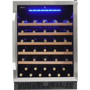 Photo of 24 inch Wide Stilton 50 Bottle Single Zone Stainless Steel Built-In Wine Refrigerator