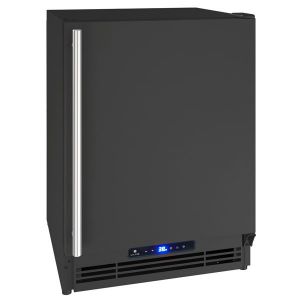 Photo of Frost-Free Refrigerator/Ice Maker Combo Model - Black Cabinet with Black Door