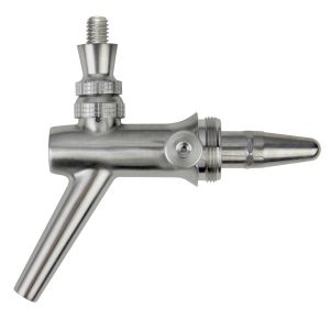 Photo of V10 Brushed Stainless Steel Flow Control Faucet - Allen Key Security Adjustment